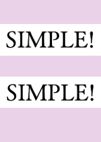 SIMPLE!SIMPLE!j-LIGHT PURPLE