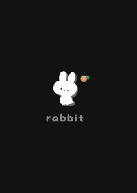 Rabbits5 Orange - Black