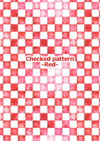 Check pattern -Red-