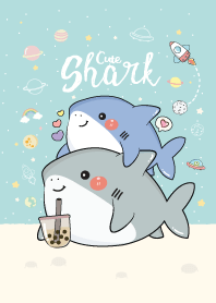 Shark Cute : Blue Sky