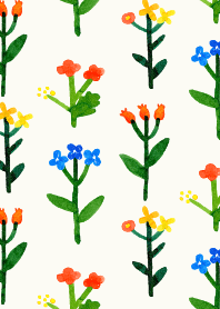 Watercolor floret pattern!