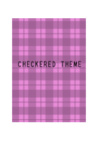 PINK CHECKERED THEME-WHITE