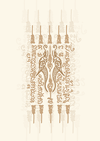 Five rows of Sarika Yantra.