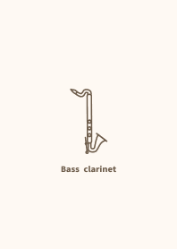 I love Bass Clarinet Simple