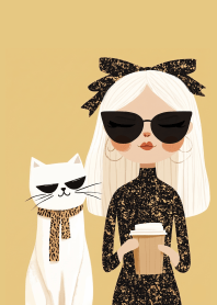 Enigmatic Cat-Eye Noir
