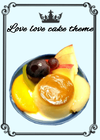 Love love cake theme