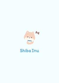 Shiba Inu3 Bone - Blue