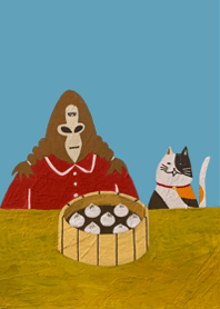 Gori's theme small baskets.