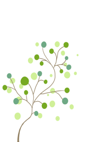 Nordic tree with round leaves