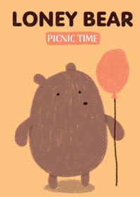 Lonely Bear Picnic Time