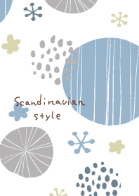 Scandinavian style -blue-