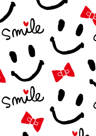 Smile ribbon - white-