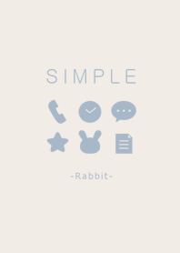 SIMPLE -Rabbit- Blue ver1.3