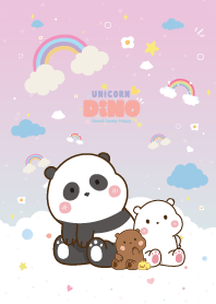 หมี3ตัว&น้องเป็ด ท้องฟ้าสายรุ้ง เลิฟลี่