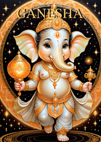 Orange Ganesha Wealth & Rich Theme