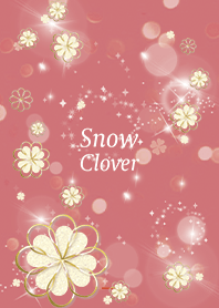 Red : Lucky Snow clover