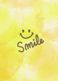 Smile - aquarelle yellow7-