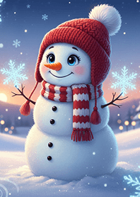 Snowman : It's cold.