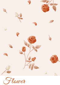 Flower 002-2 (rose/Vermilion)