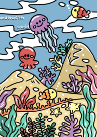 underwater world.