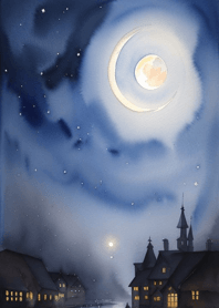 Bright Moon and Dawn a2ef24