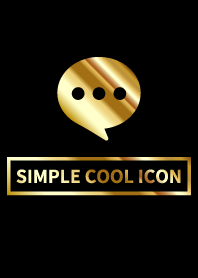 Simple Cool Icon Golden Line Temas Line Store