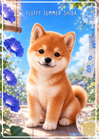 Fluffy Summer Shiba