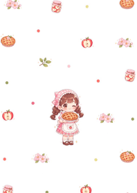 Girl with Apple Pie (Pp)