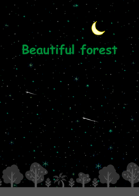Beautiful forest - the sky
