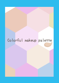 Colorful makeup palettej-BLUE-GREEN