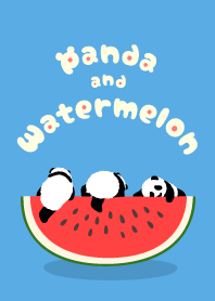 Cute Baby Panda - Watermelon