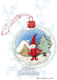 青色の幸せクリスマス