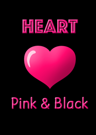 HEART ~pink&black~
