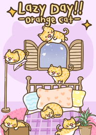 Lazy Day!! Orange Cat (Edit)