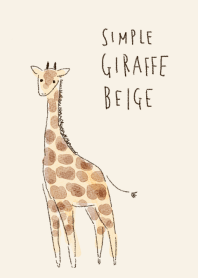 simple Giraffe beige Theme