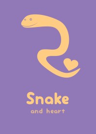 Snake & heart heliotrope