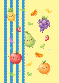 Happy Fruits Yellow & Blue.2