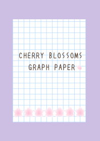 CHERRY BLOSSOMS GRAPH PAPER...
