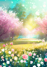 優美な春の風景の着せかえ(Spring-675)