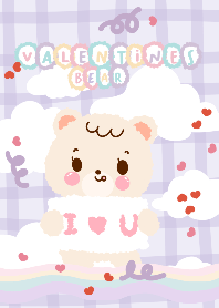 Kawaii Bear Valentines Day
