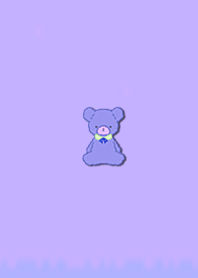 Simple bear lucky plush 8