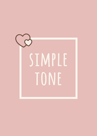 Simple tone / Pink & Heart