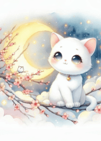 Cute fat cat round body n.6