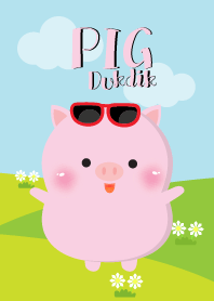 Poklok Cute Pig Dukdik Theme