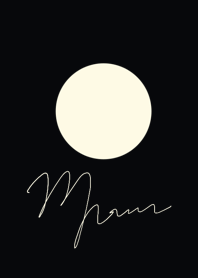 極簡月相(黑)