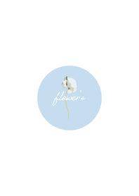 simple love flower Theme Happy010