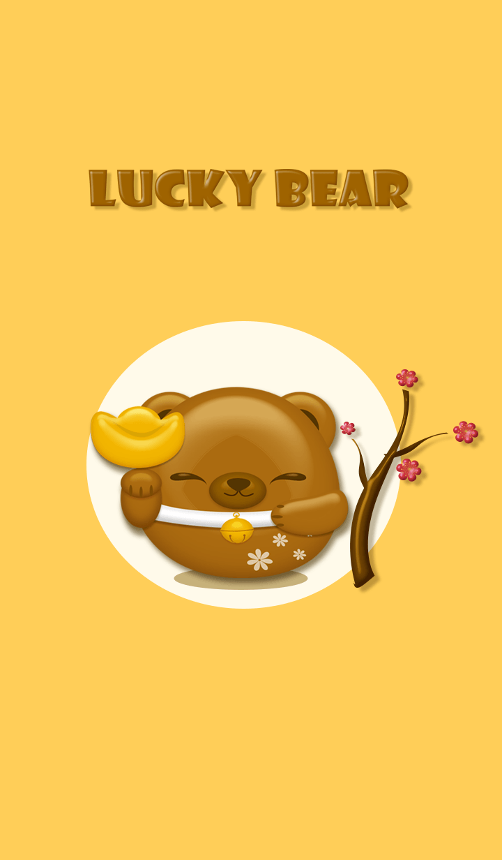 Lucky cute bear