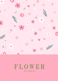 FLOWER MILKY PINK -NATURAL 82