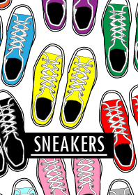 SNEAKERS-ブラック/フル