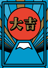 Sunrise/Lucky Mt.Fuji/Blue x Red x Gold